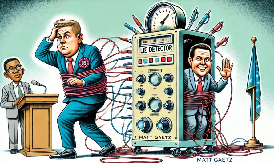 Matt Gaetz Withdraws Faster Than a Politician at a Lie Detector Test