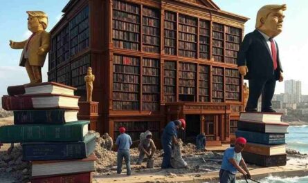 Trump Presidential Library to be located in the 51st State - the Gaza Strip (4)
