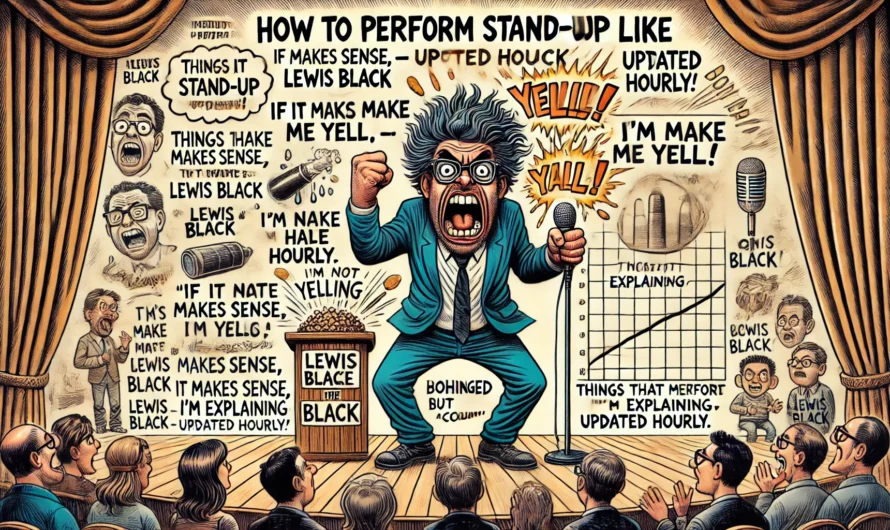 How to Perform Stand-Up Like Lewis Black