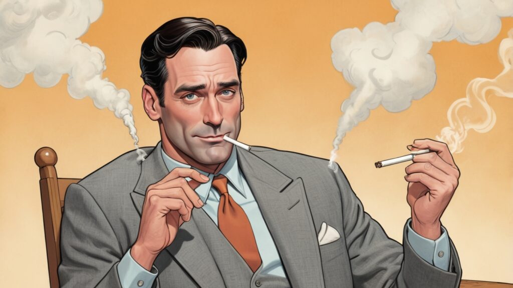 Jon Hamm Warns Young Actors 'Smoking Real Cigarettes for a Role Will Age You Faster Than Divorce and Sunlight Combined' -- How to Write Comedy About Actor Suffering and the Cult of ‘Authenticity’ (3)